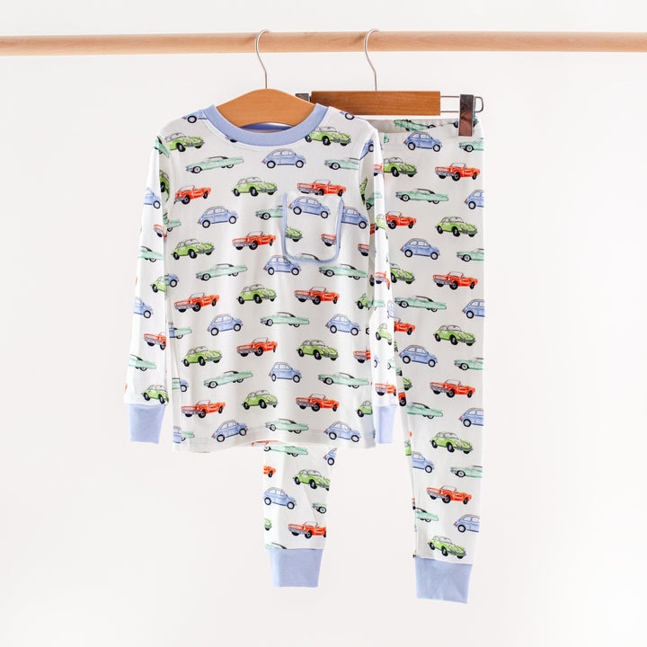 Vintage Road Trip Organic Cotton Kids Pajamas