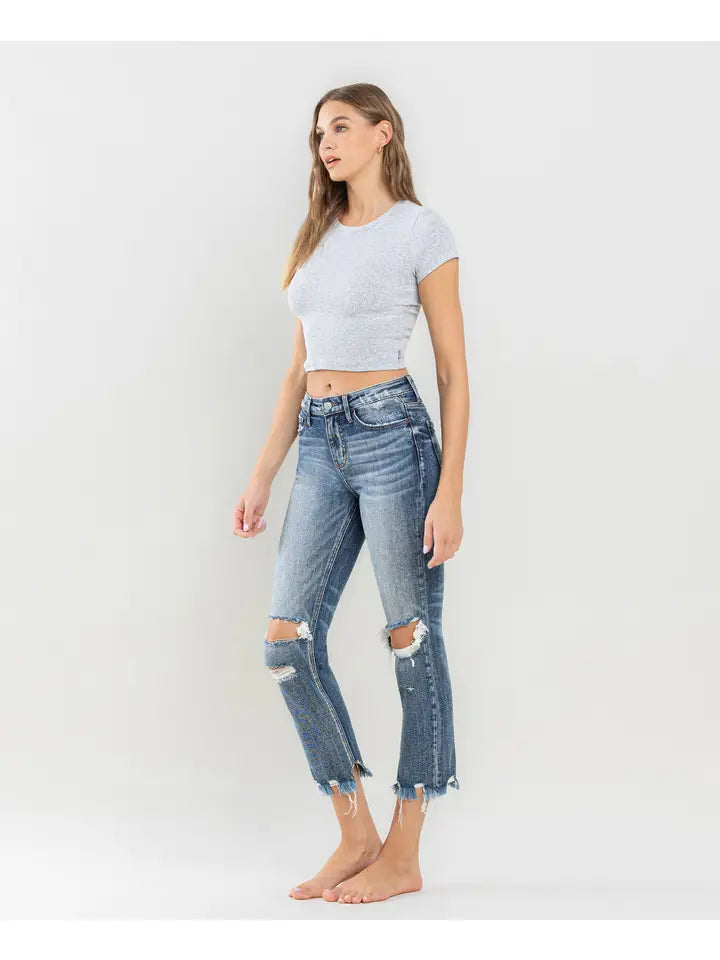 CLEO CROPPED JEANS