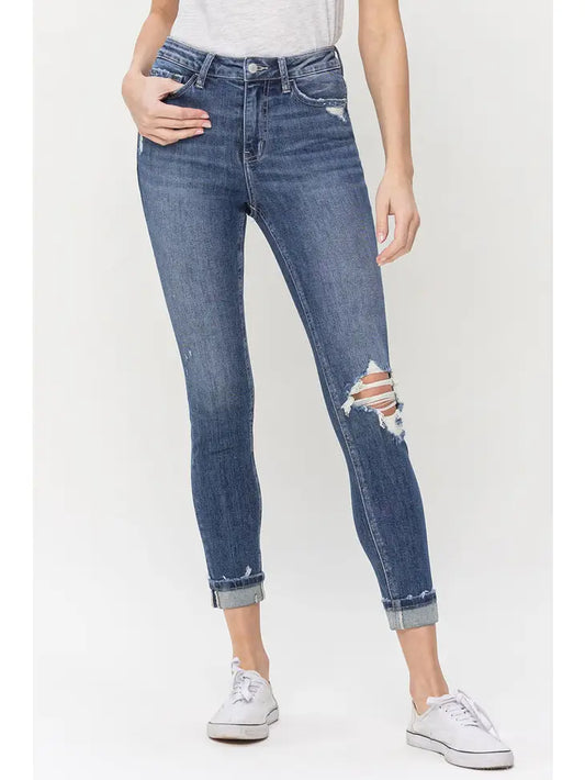 LOVERVET HAIL HIGH RISE SKINNY JEANS