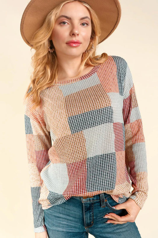 Multi Color Knit Top