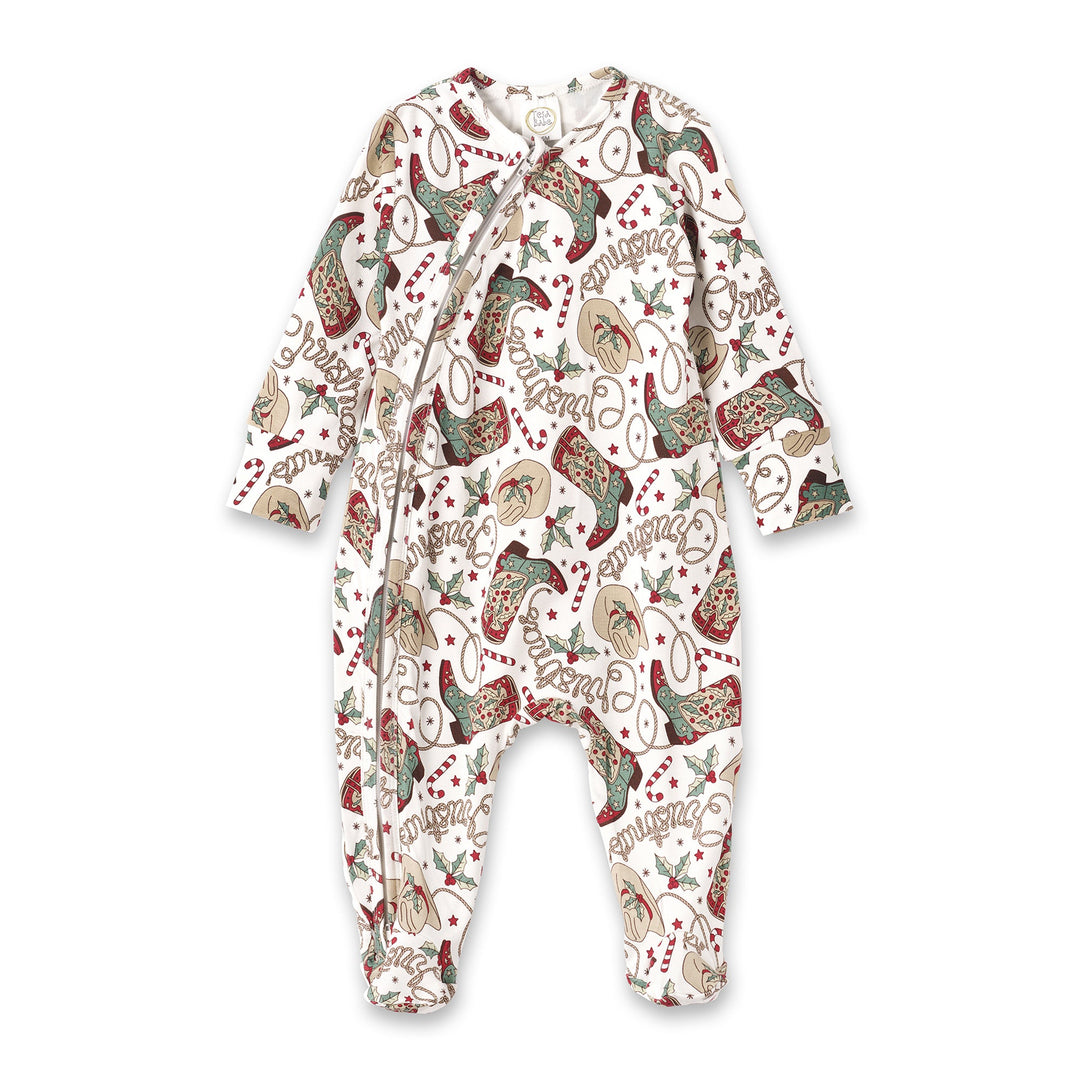 Christmas Bamboo Family Matching Pajama's – Western Cowboy