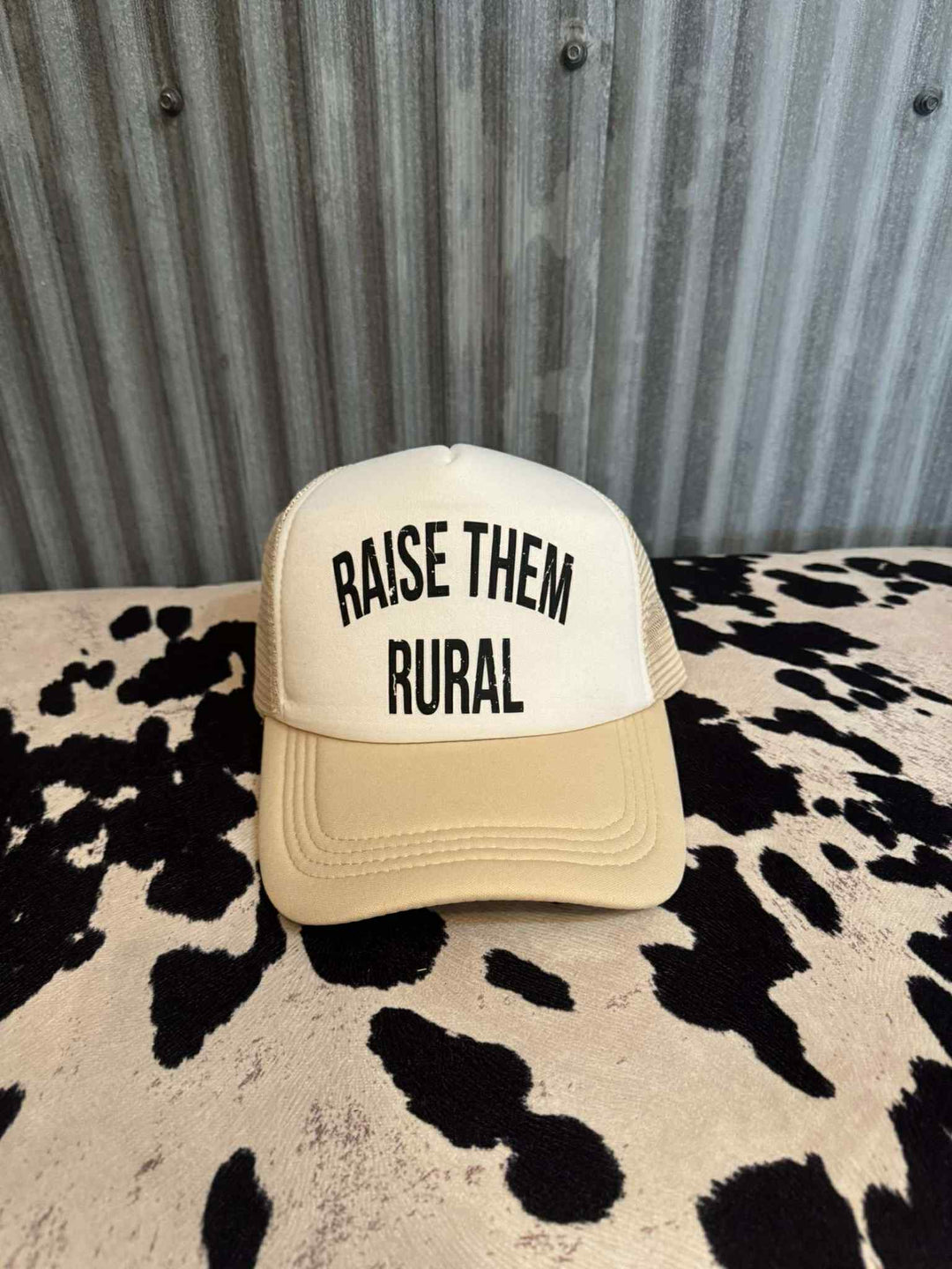 RAISE THEM RURAL TRUCKER HAT