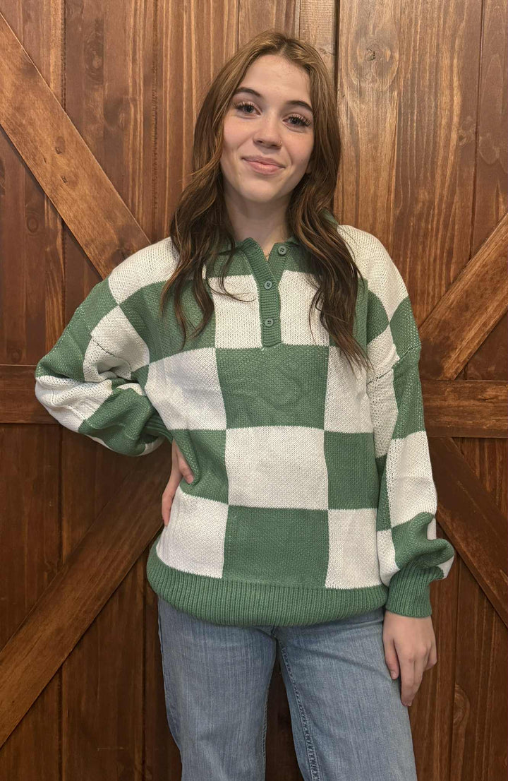 CHECK ME OUT SWEATER