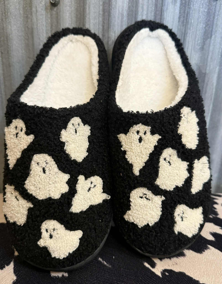 SAY BOO! GHOST SLIPPERS