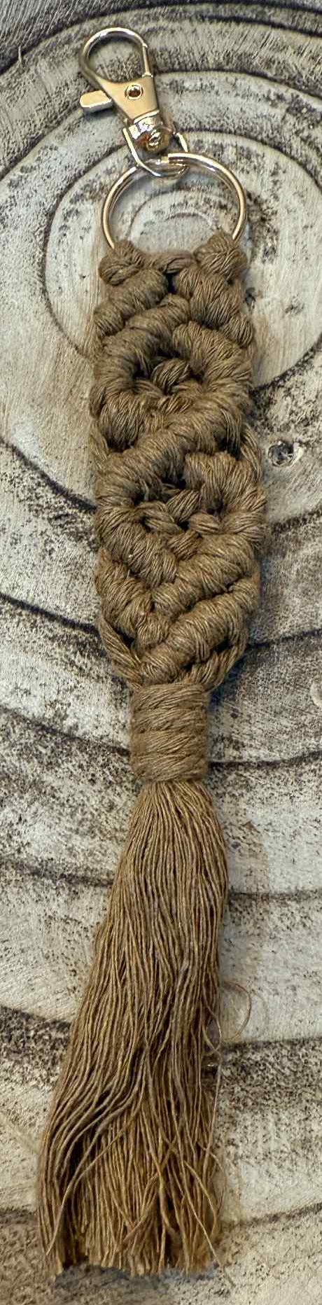 MACRAME BAG CHARM KEYCHAIN