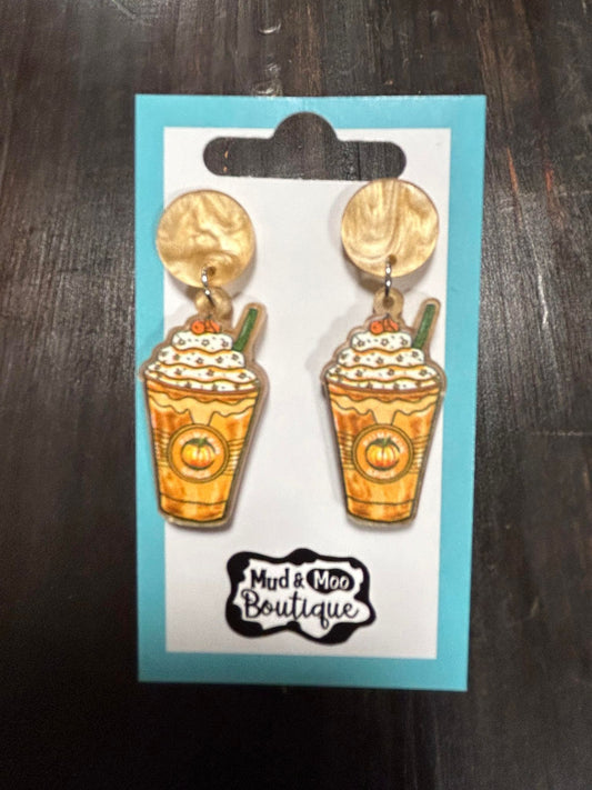 Pumpkin Latte Earrings