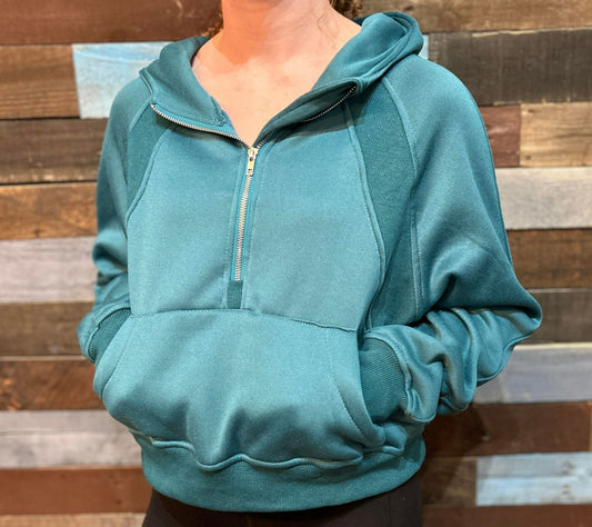 25% OFF SCUBA CROP SWEATSHIRT