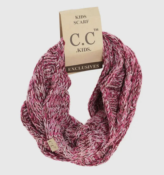 KIDS KNITTED C.C INFINITY SCARF