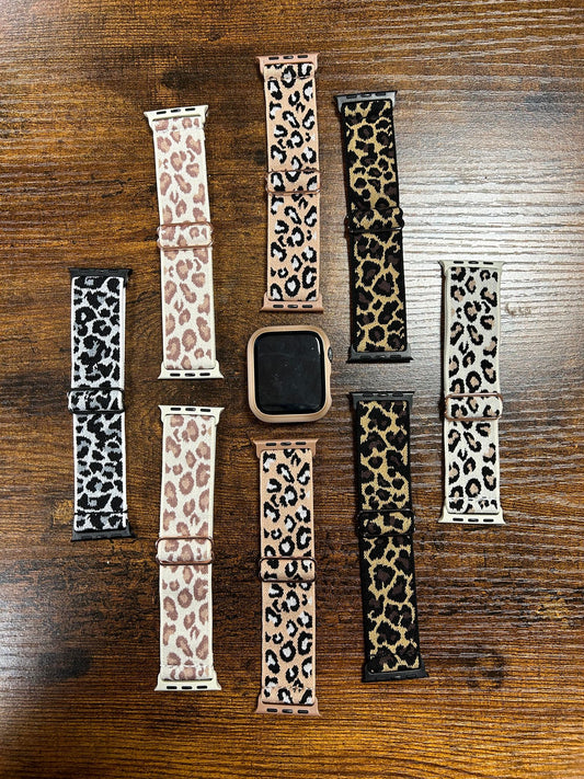 Stretchy Leopard Watch Band