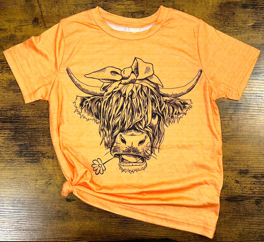 25% OFF KIDS HIGHLAND COW TEE