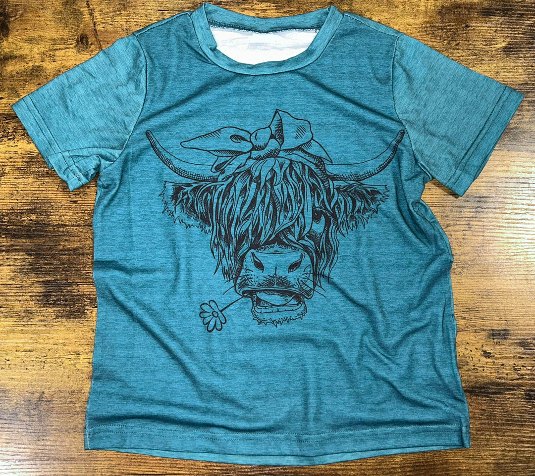 25% OFF KIDS HIGHLAND COW TEE