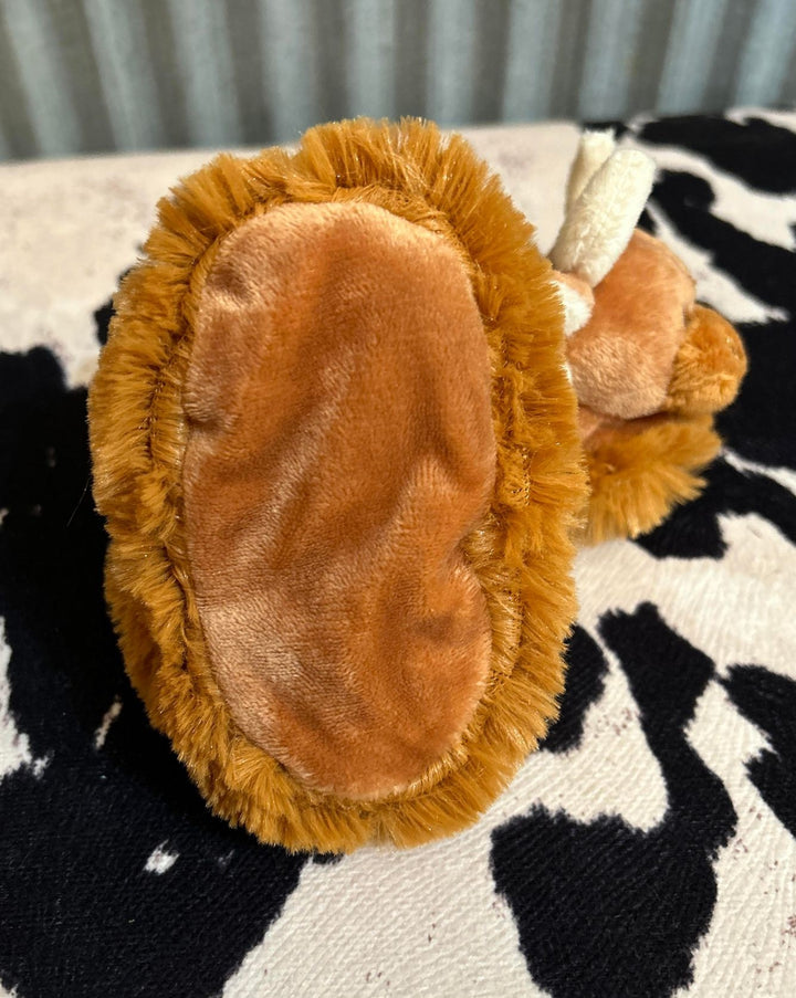 HIGHLAND COW BABY SLIPPERS 0-6MO