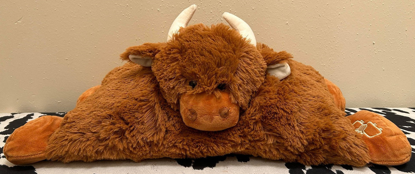 HIGHLAND COW SOFA PILLOW PLUSH