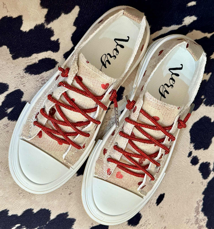 I HEART YOU SLIP ON SNEAKERS
