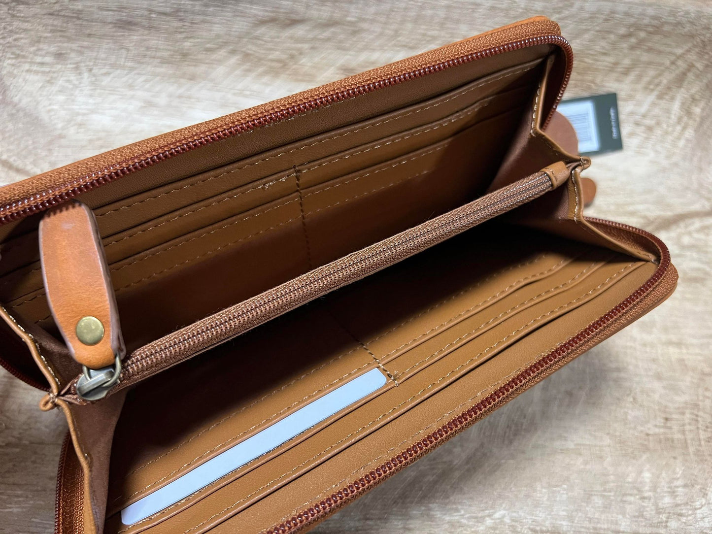 TARAGON HAIR ON HIDE WALLET