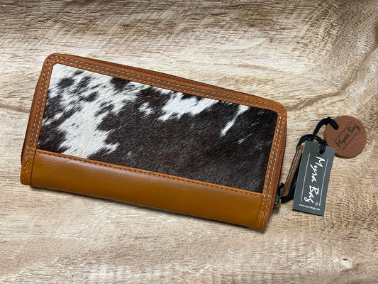 TARAGON HAIR ON HIDE WALLET