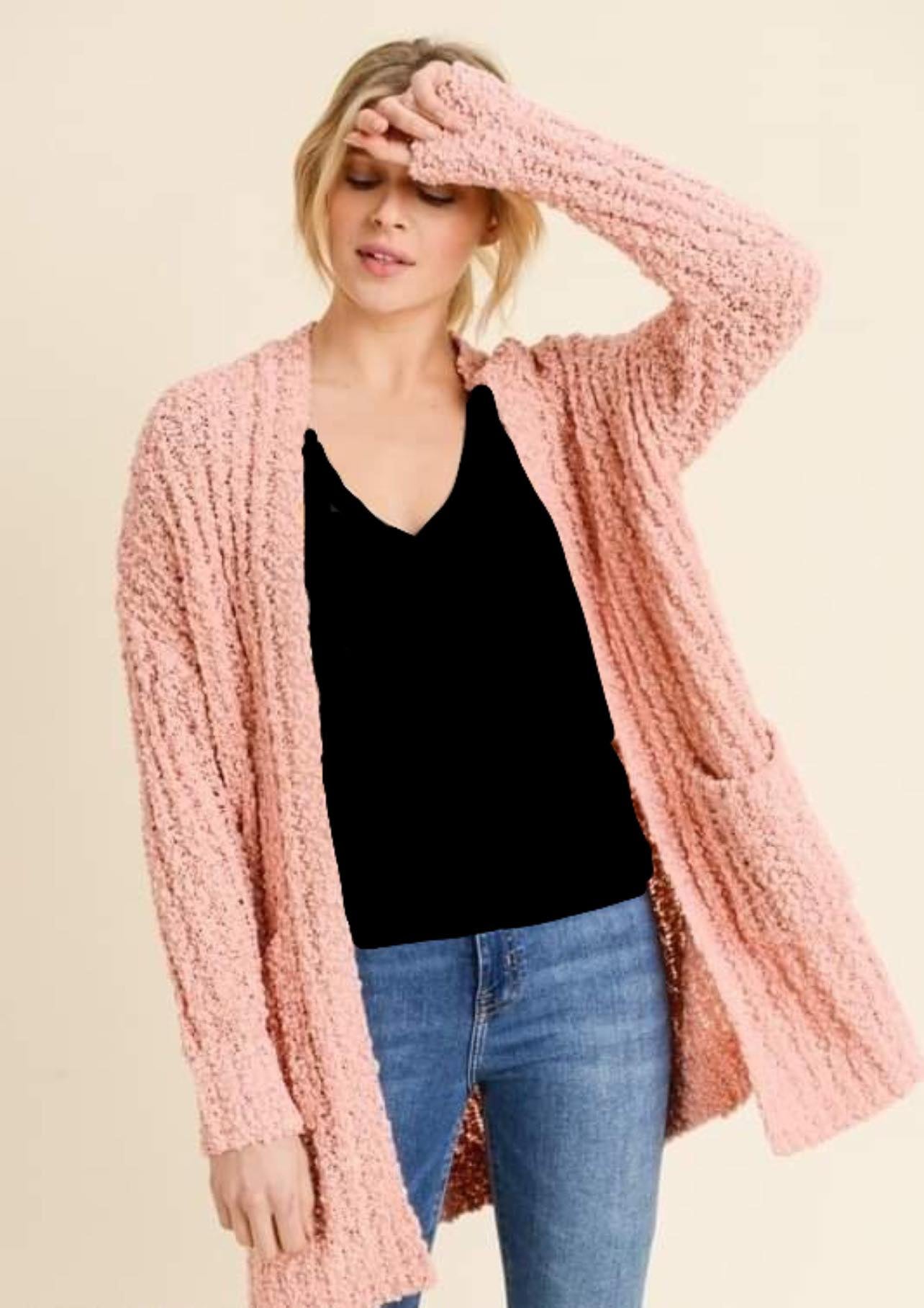 SALE KNITTED ULTRA SOFT CARDIGAN