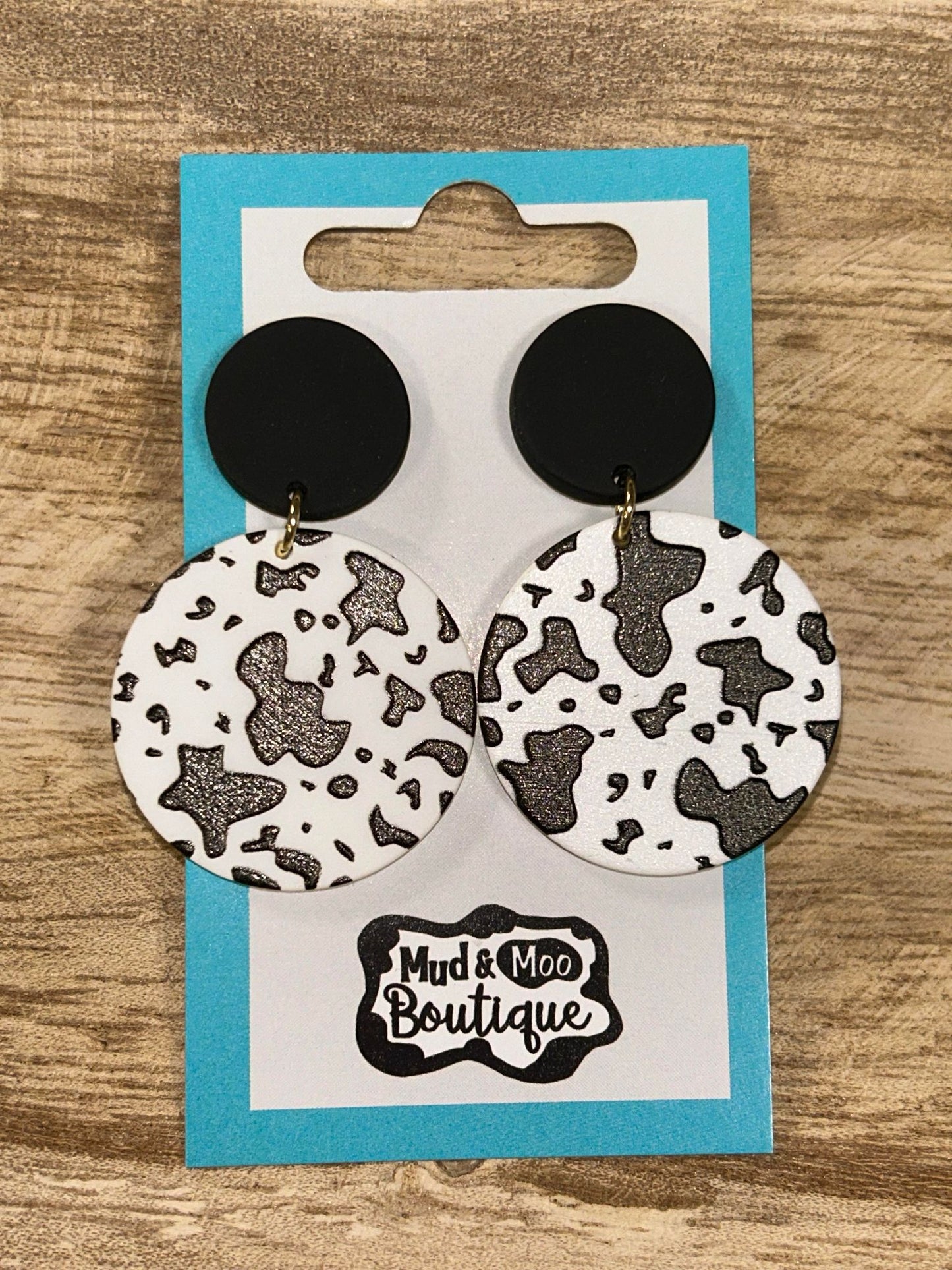 COW DANGLE EARRINGS