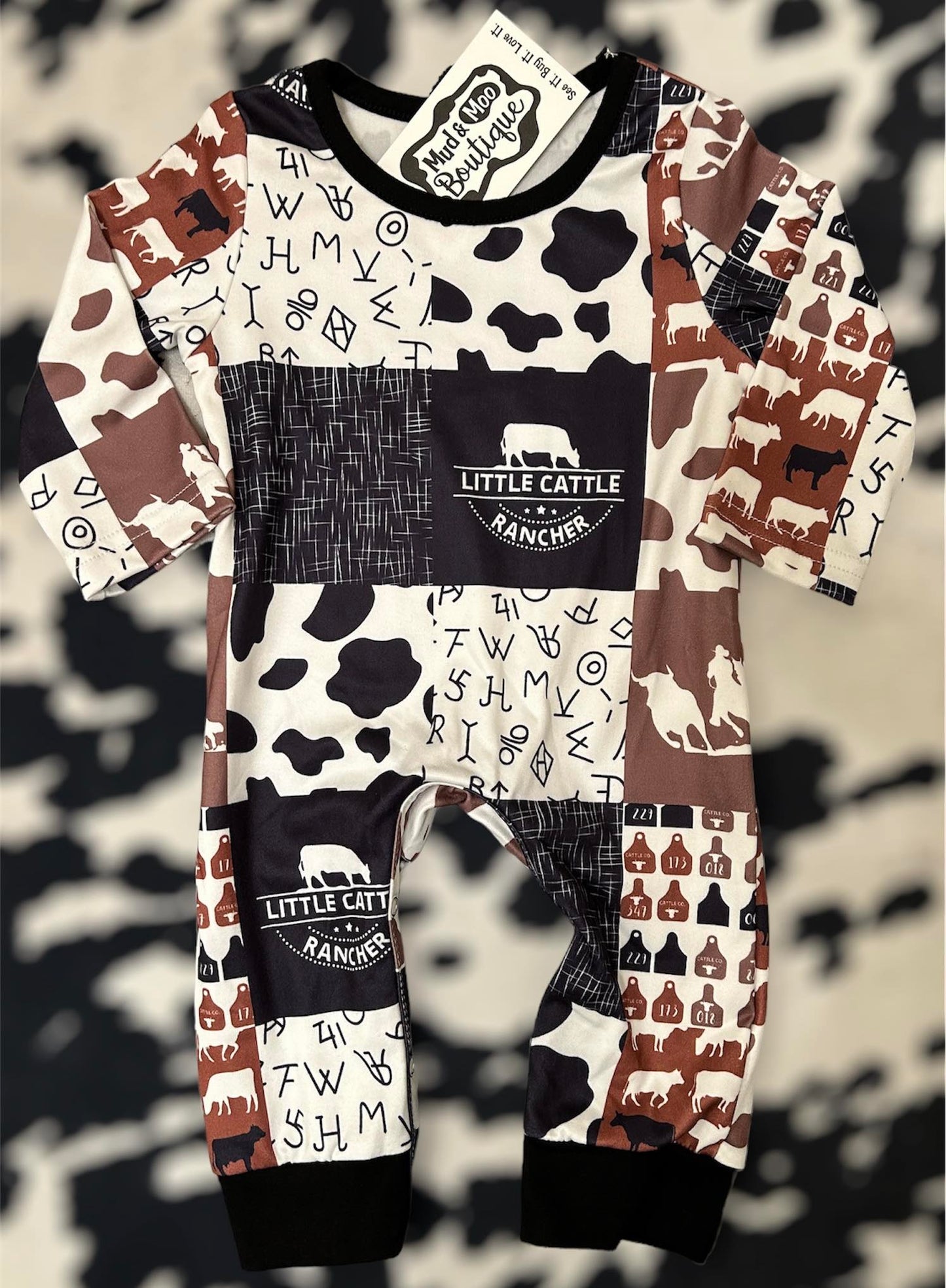 25% OFF Romper LITTLE CATTLE RANCHER ROMPER