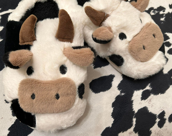 KIDS MOO SLIPPERS