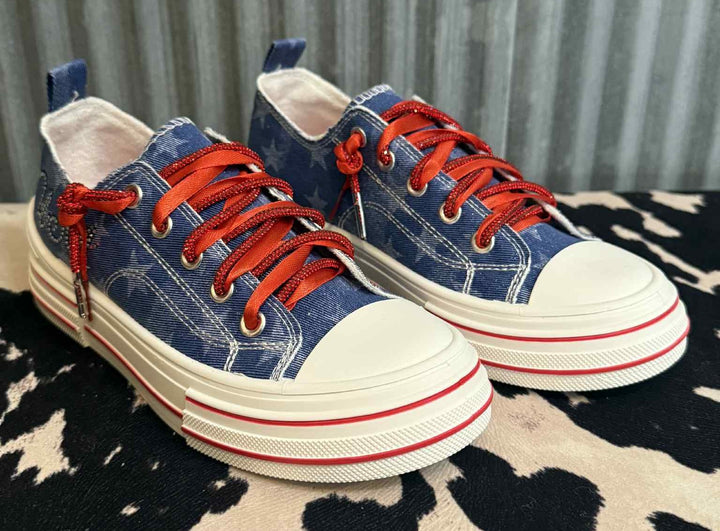 BORN IN THE USA SLIP ON SNEAKERS