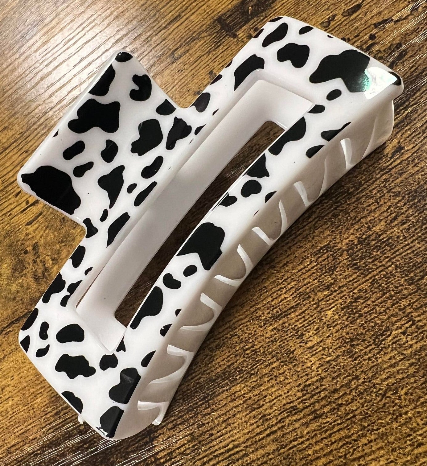 COW PRINT CLAW CLIP