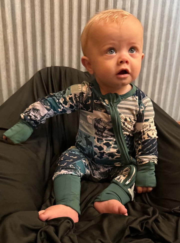 WYATT CARHARTT BAMBOO ZIPPY & 2-PIECE SET