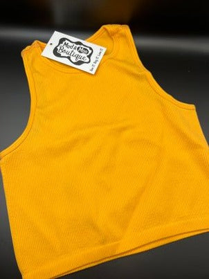 BRIGHTER DAY CROPPED TANK SIZE SMALL