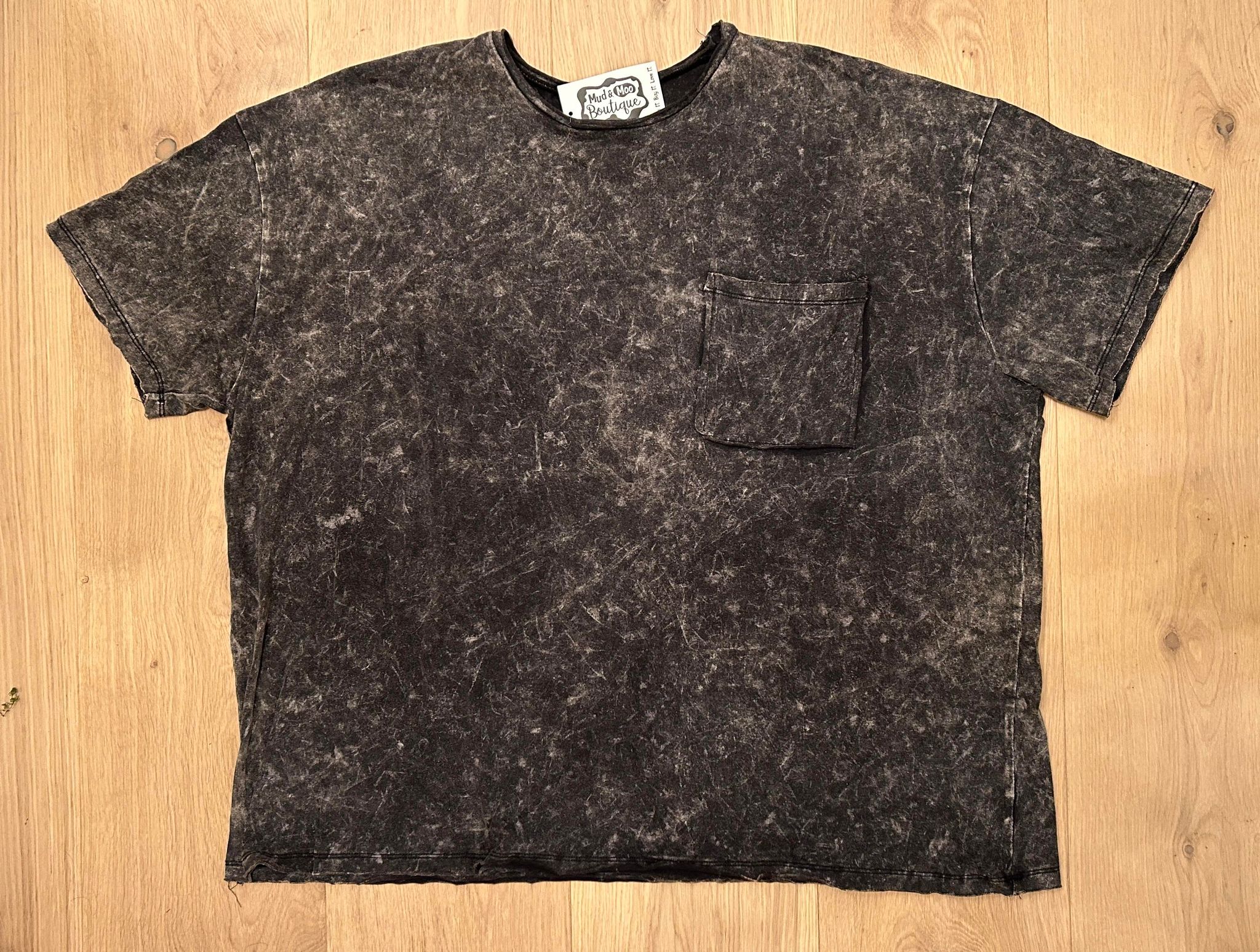 mowl マウルHetrogenityヘトロジェニティマルーンアシッドウォッシュ BROWN ACID WASH TEE – Mud & Moo Boutique