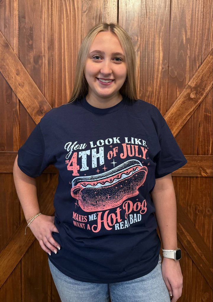 YOU LOOK LIKE THE 4TH OF JULY GRAPHIC TEE