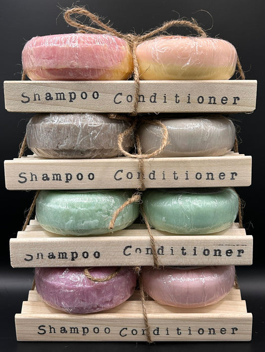 WOODEN TRAY FOR SHAMPOO & CONDITIONER BARS