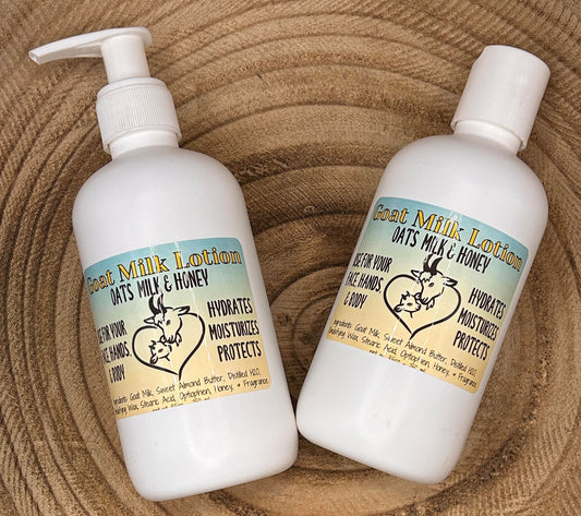 GOAT MILK LOTION: OATS MILK & HONEY