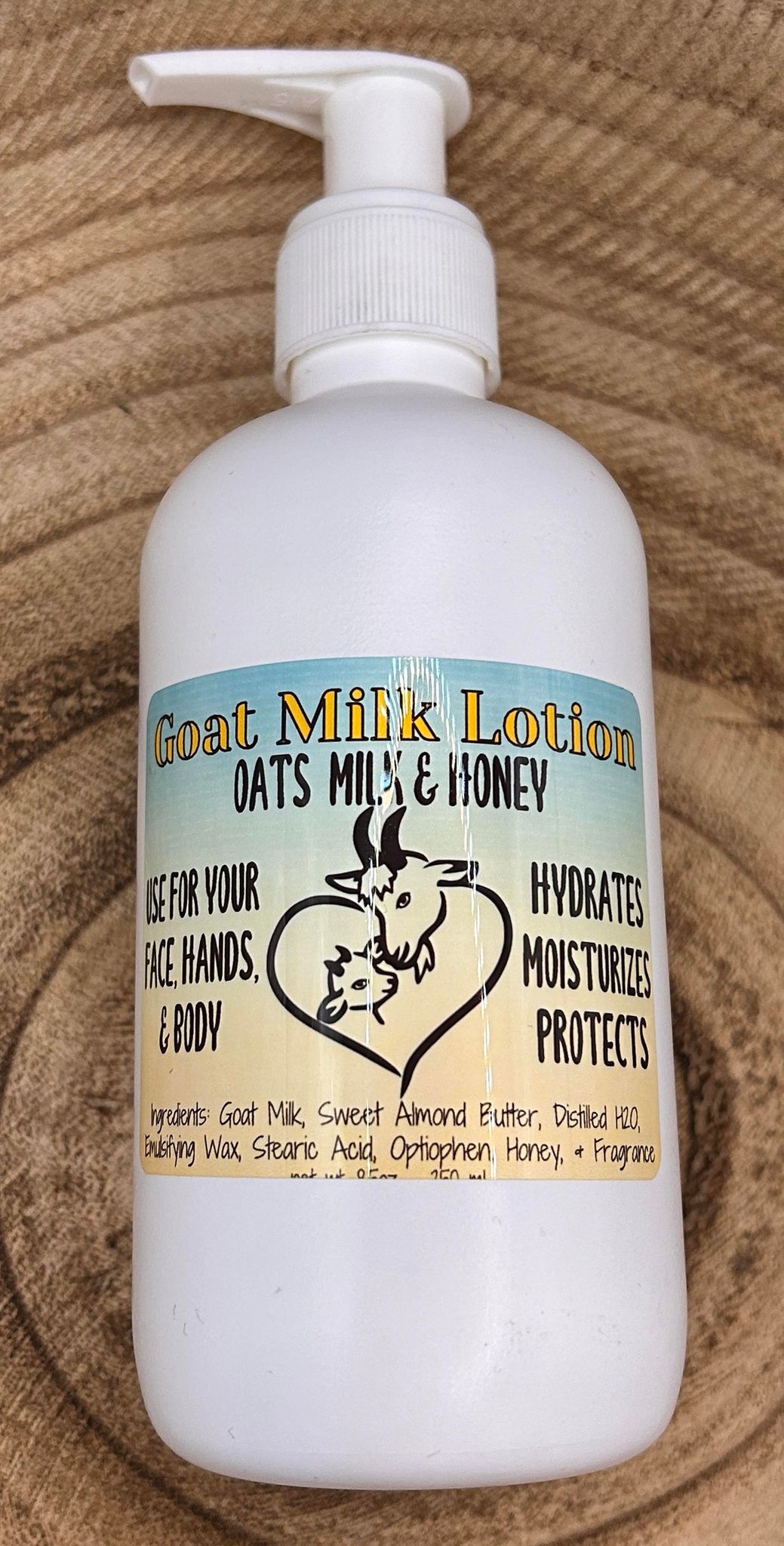 GOAT MILK LOTION: OATS MILK & HONEY