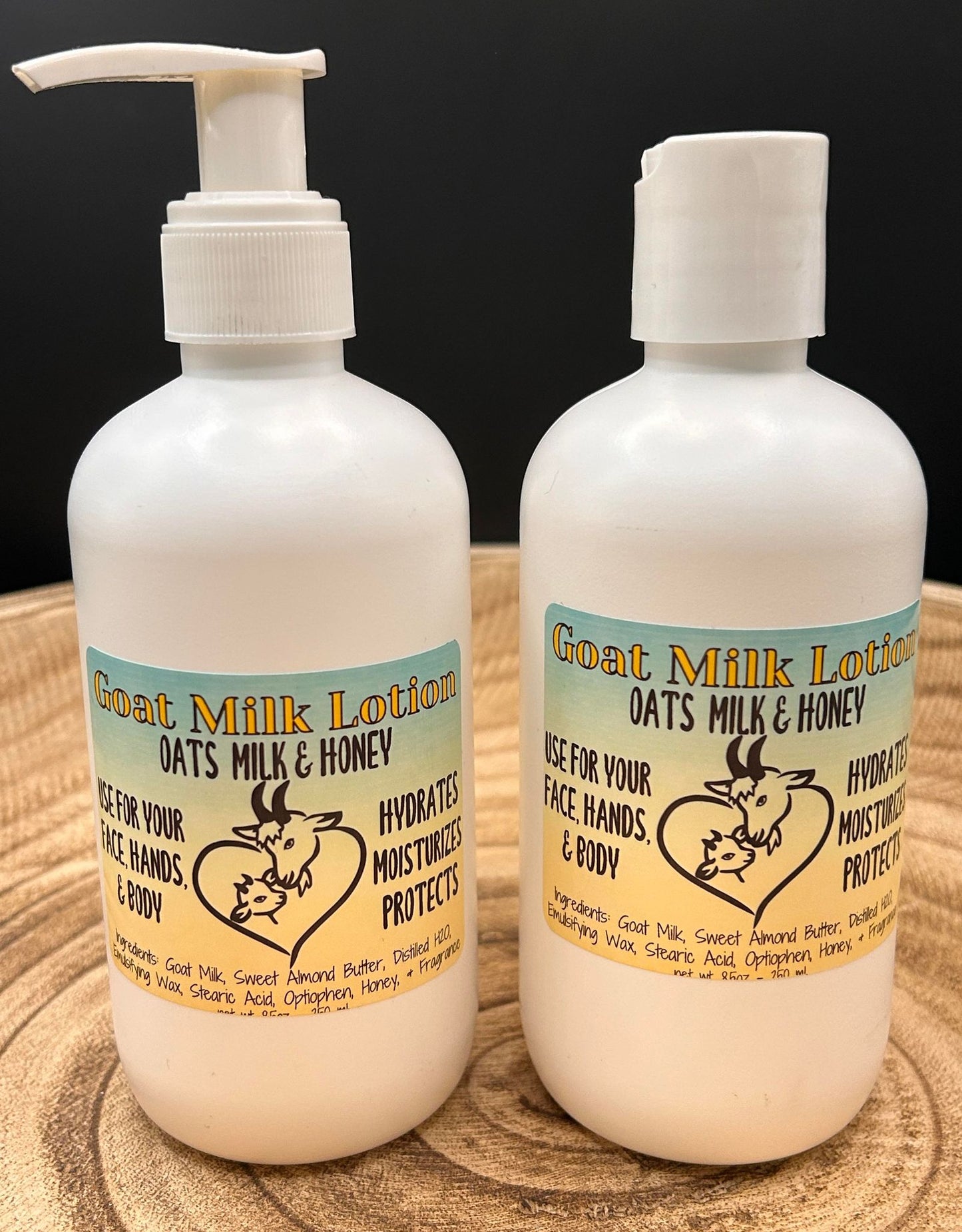 GOAT MILK LOTION: OATS MILK & HONEY