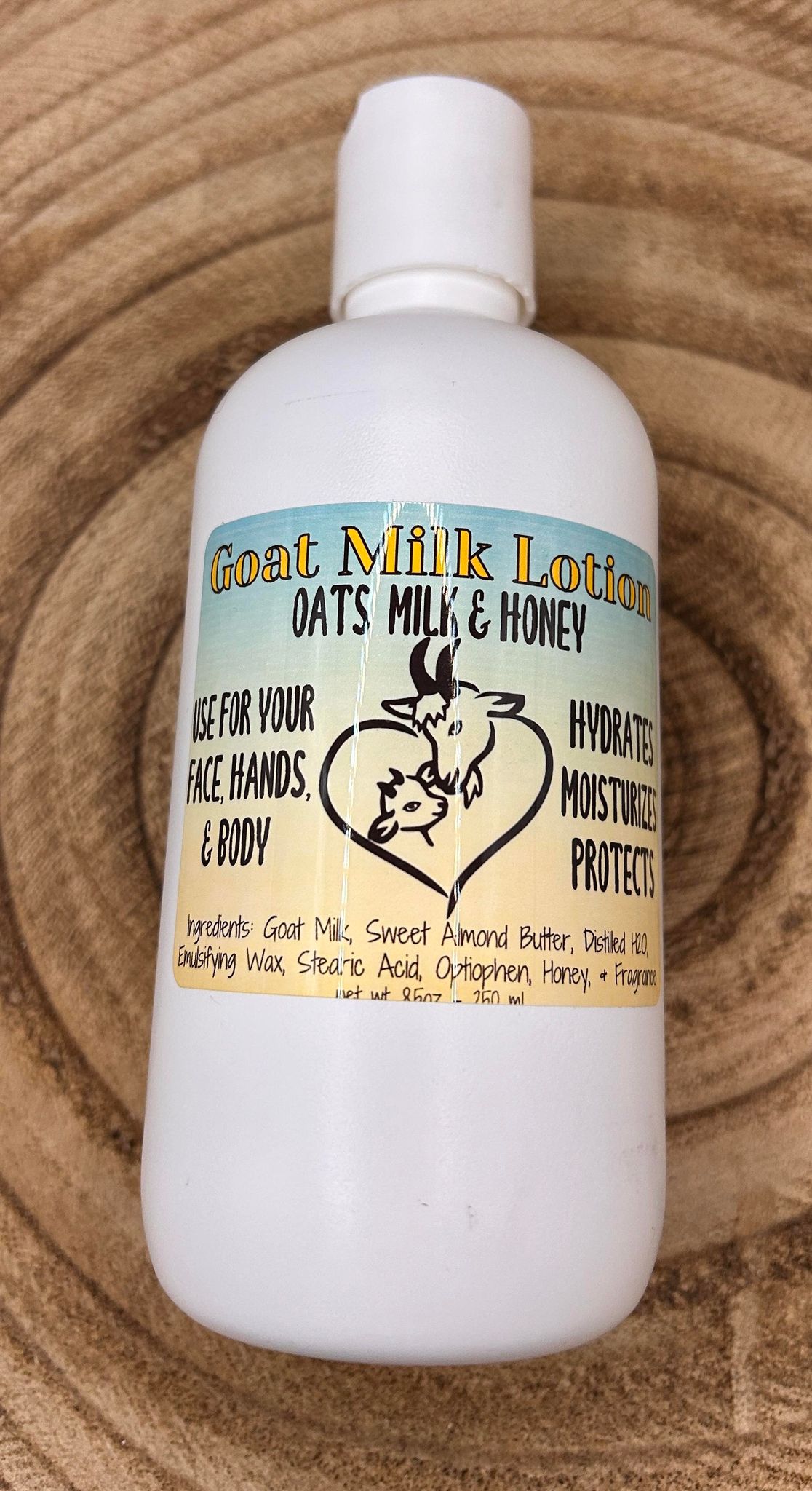 GOAT MILK LOTION: OATS MILK & HONEY