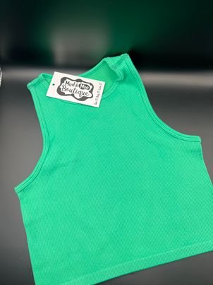 BRIGHTER DAY CROPPED TANK SIZE SMALL