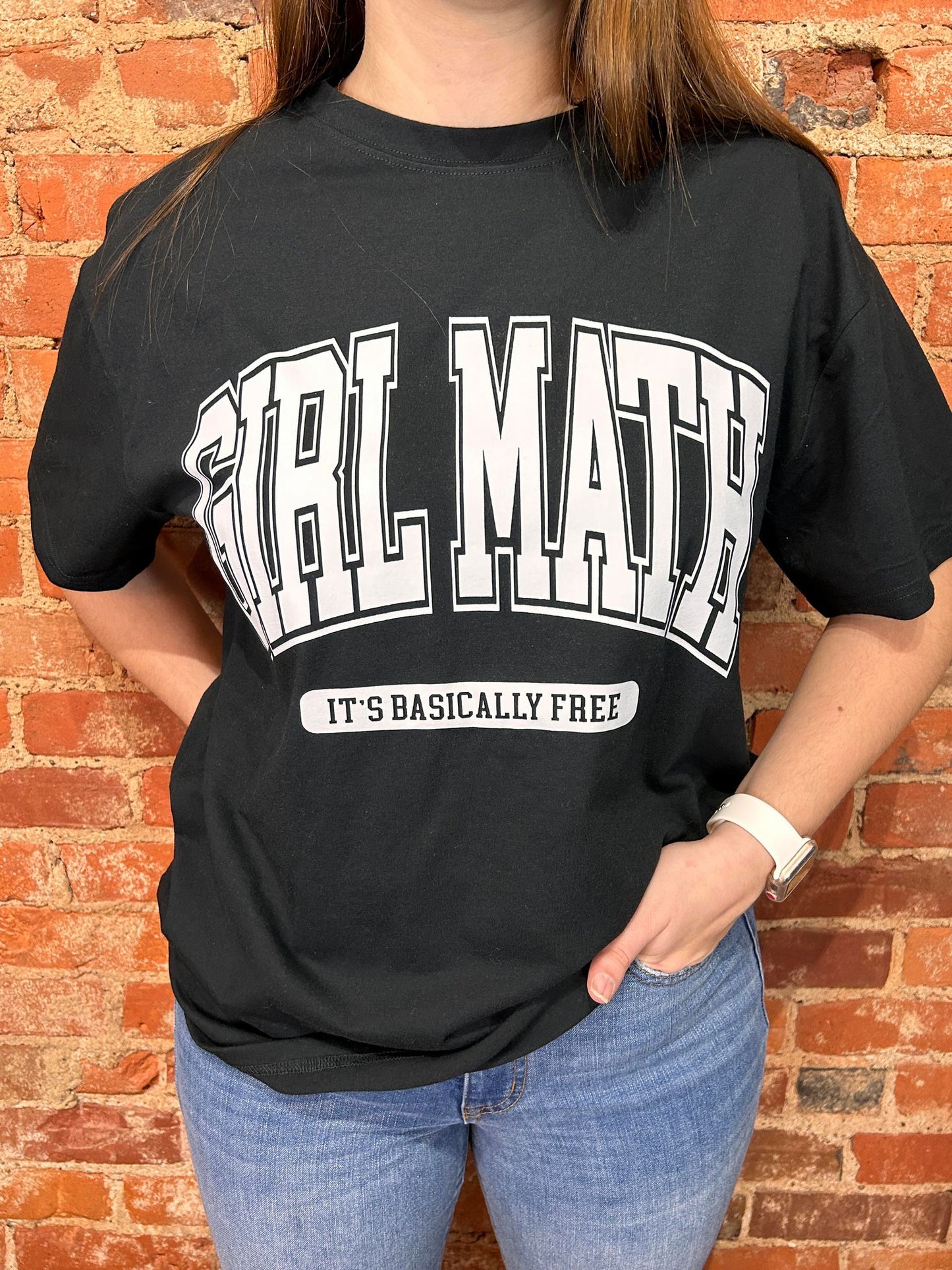 GIRL MATH GRAPHIC TEE