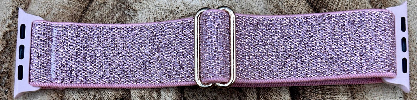 STRETCHY GLITTER APPLE WATCH BAND