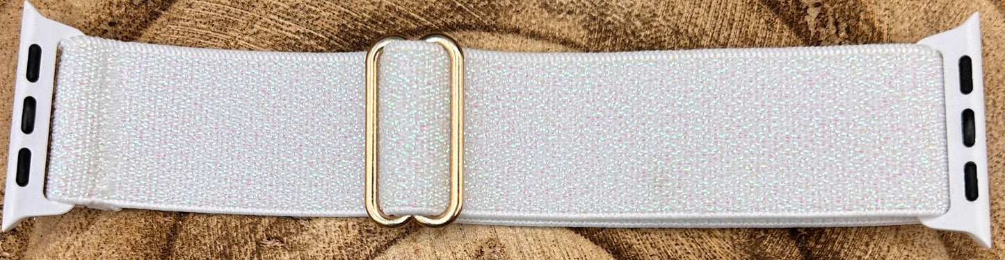 STRETCHY GLITTER APPLE WATCH BAND