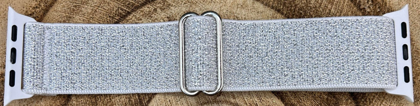 STRETCHY GLITTER APPLE WATCH BAND