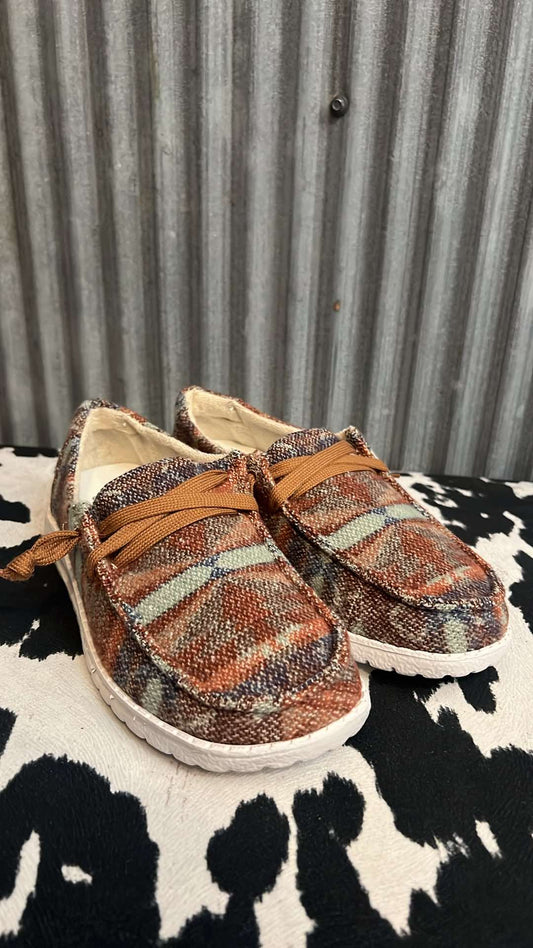 RUSTIC VIBES SLIP ON SNEAKERS