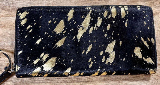 WESTERN GOLD HAIR-ON WALLET