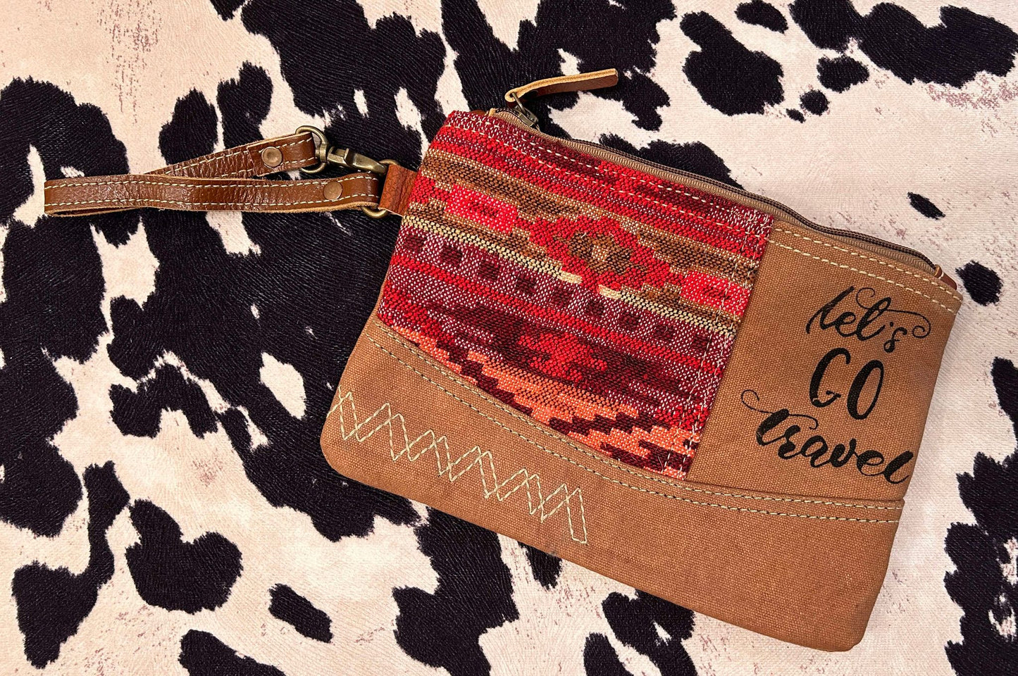 Raging Sunset Wristlet