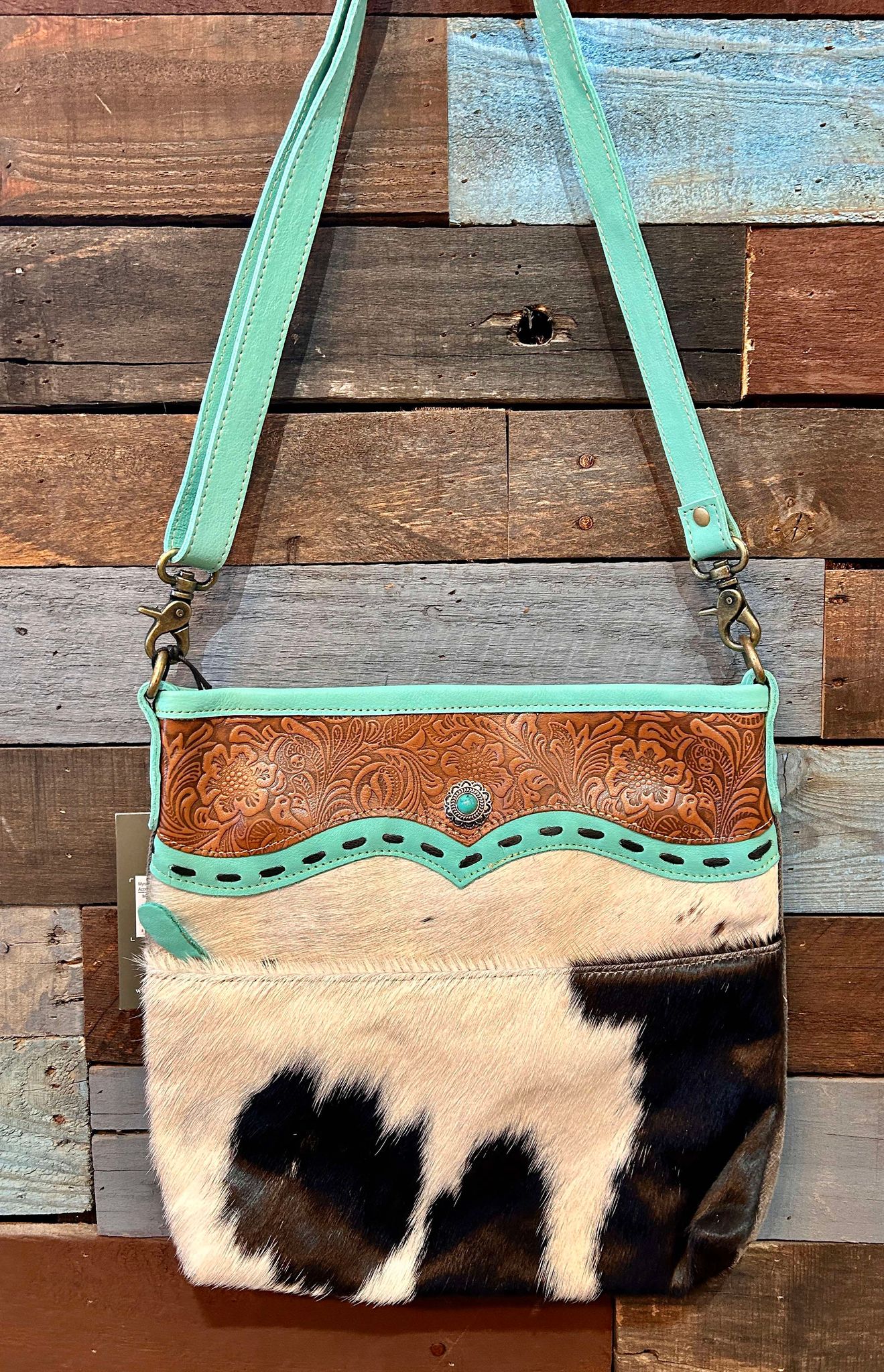 STELLA TURQUOISE SMALL CROSSBODY