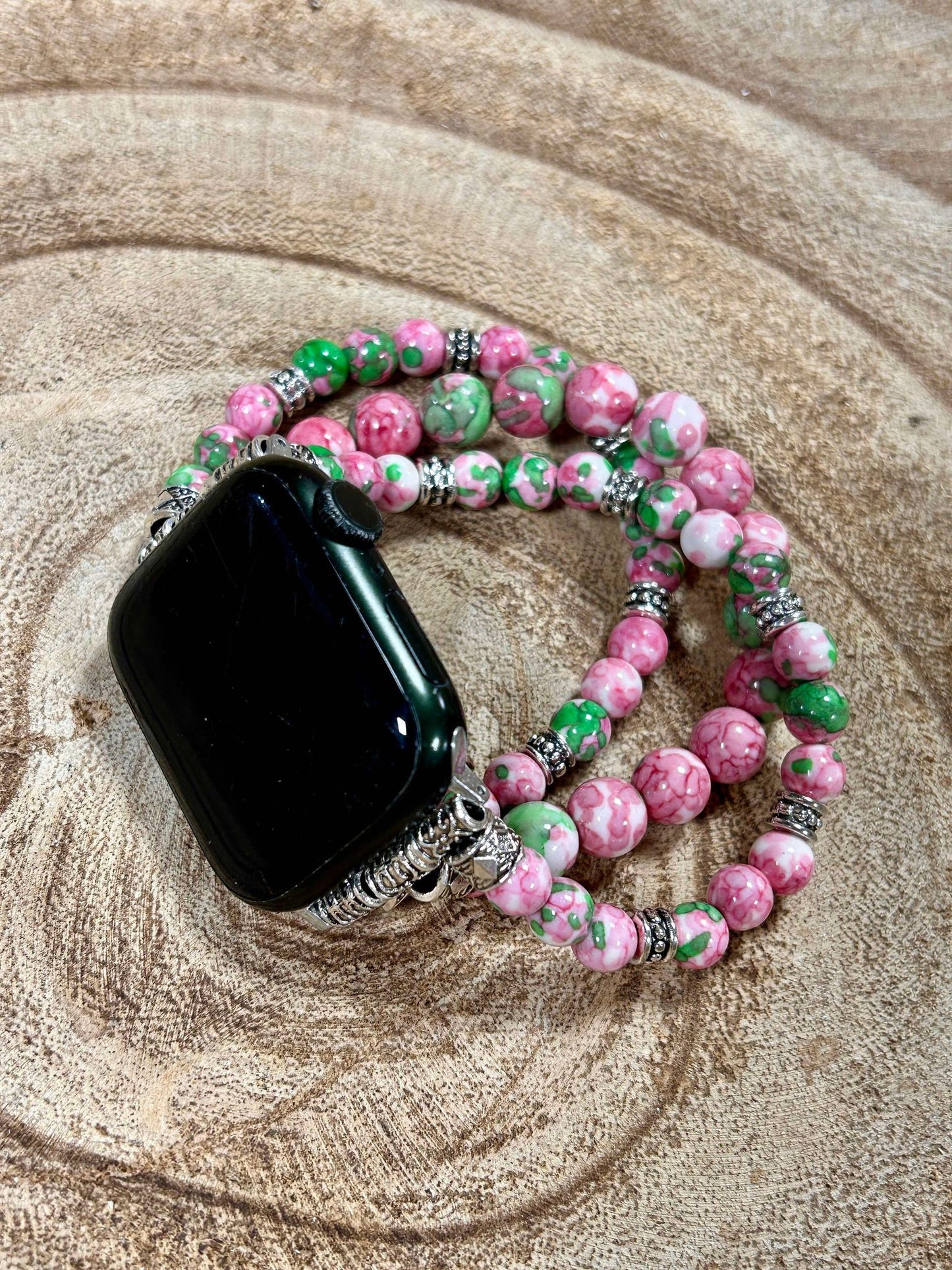 BOHO BEADED JEWELRY STRETCHY APPLE WATCH BAND