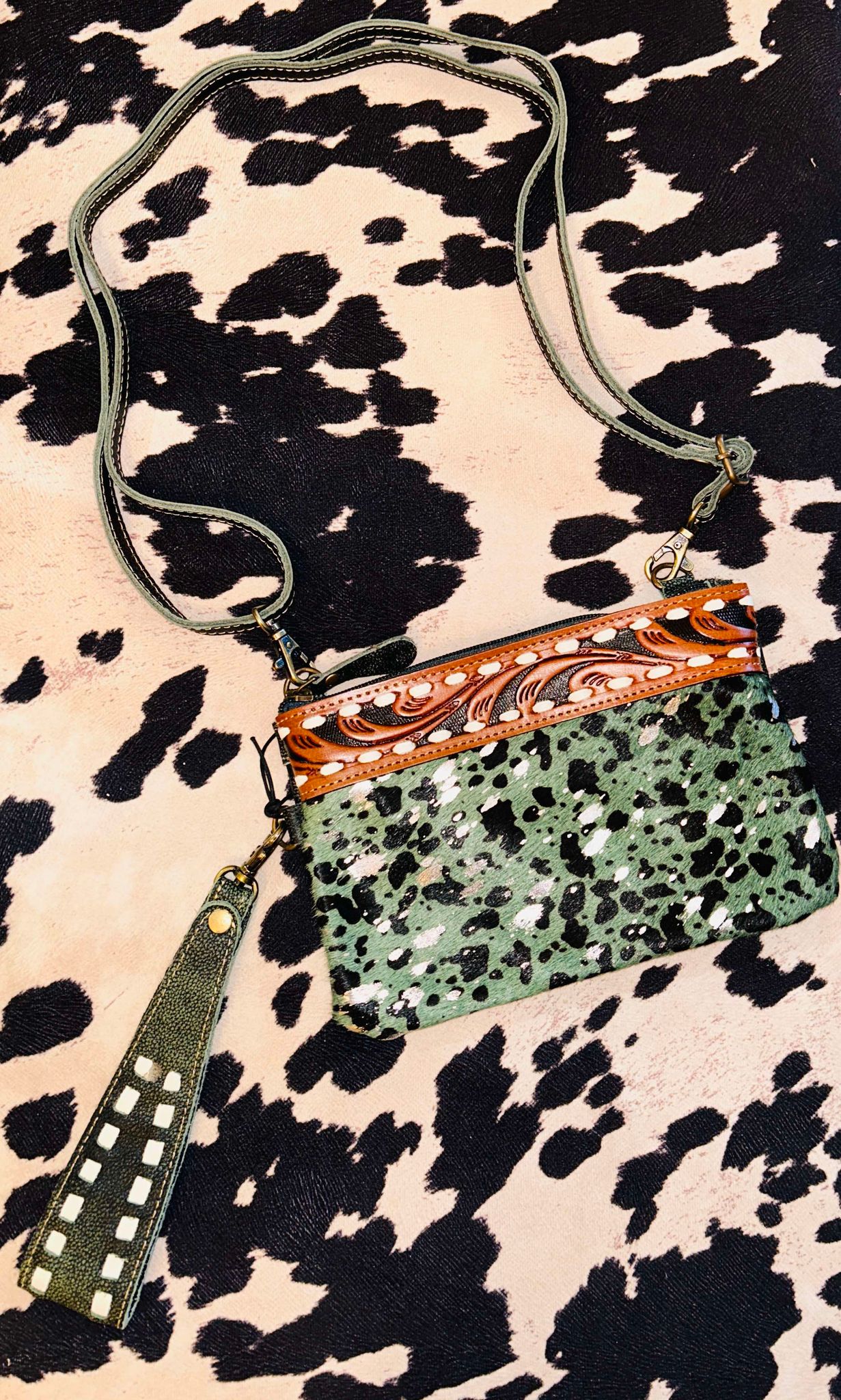 SPLATTERED SOUTH BELT BAG