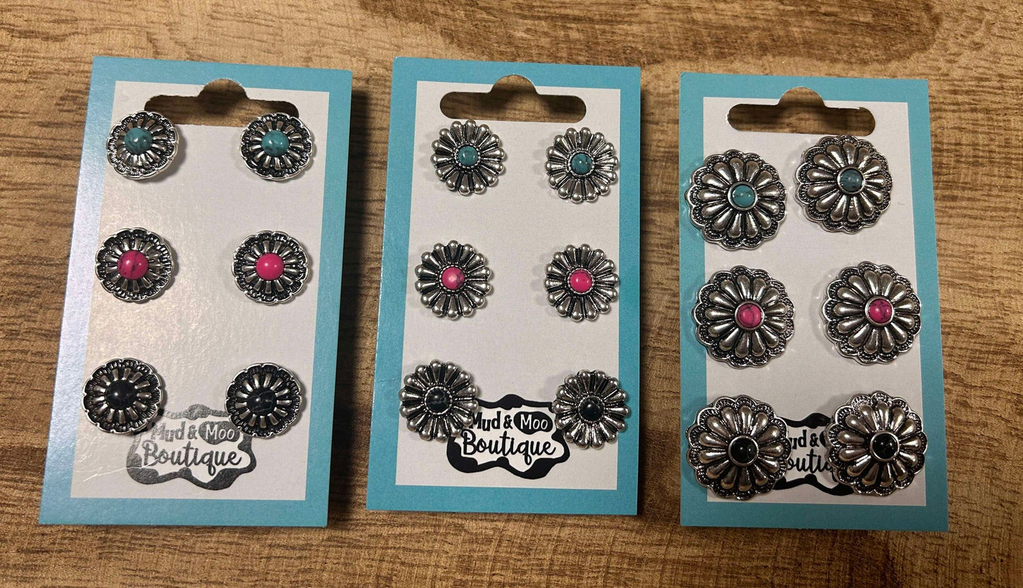 Western Flower Earrings