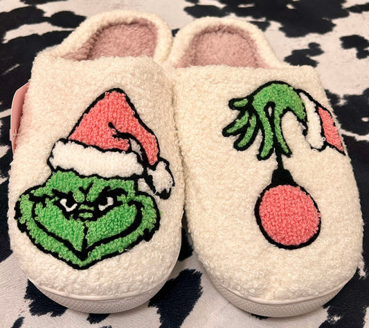 GRINCH CHRISTMAS SLIPPERS