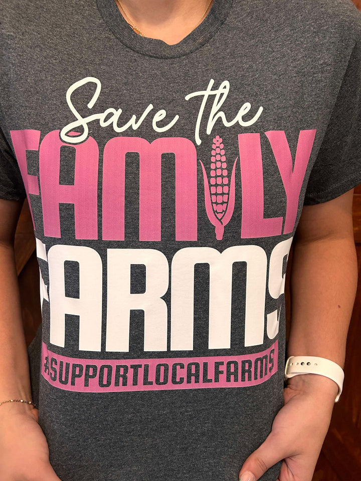 SAVE THE FAMILY FARMS GRAPHIC TEE