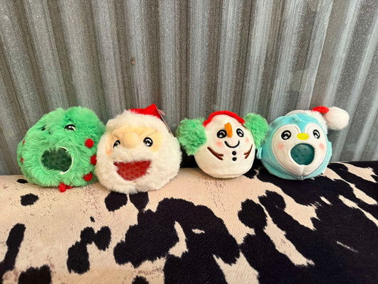 PLUSH CHRISTMAS WATER BEAD STRESS BALL